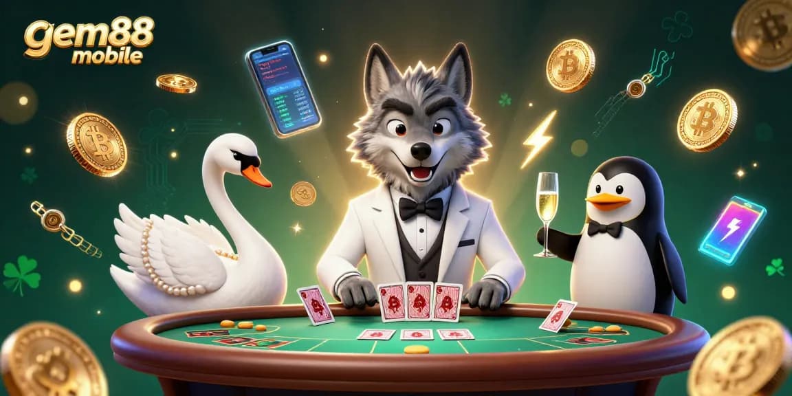 Experience thrilling strategy with gem88 mobile's exclusive virtual casino scene showcasing vibrant gaming elements.