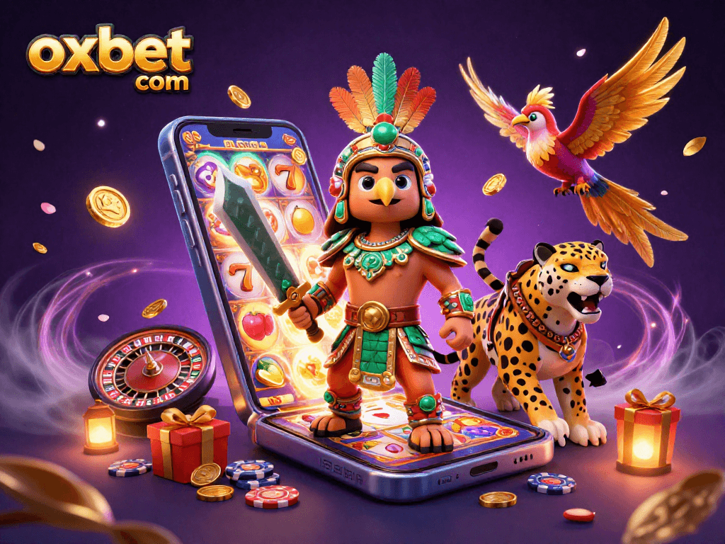 Spin the reels with oxbet com at an exciting casino featuring vibrant characters and elements.