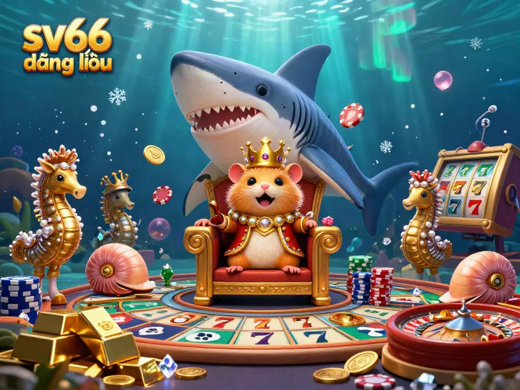 Experience sv66 đăng nhập with the fierce golden hamster king in a vibrant casino adventure.