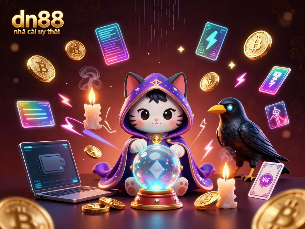 Experience the charm of dn88 nhà cái uy tín with mystical characters and vibrant casino elements.