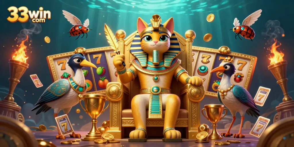Engage in slots with dynamic elements at 33win com featuring thrilling 3D characters and casino game visuals.