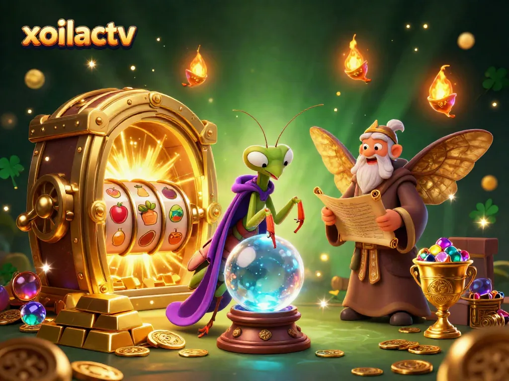 Xoilactv brings the thrill of slot machines alive with vibrant, mystical characters and dazzling elements.