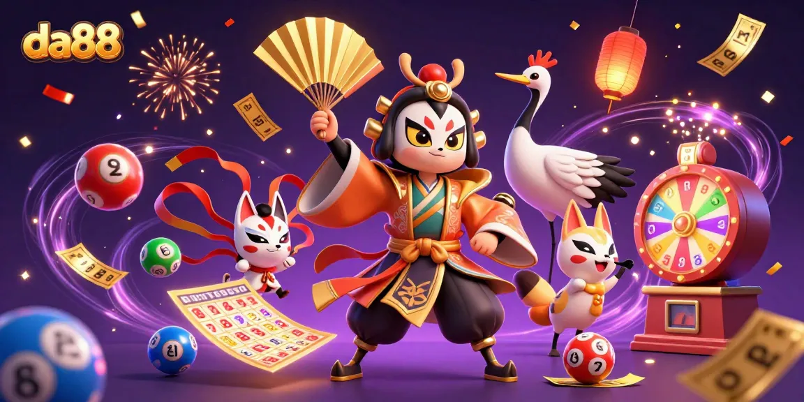 Engage with da88's enriching gambling experience featuring vibrant characters and dynamic game elements.